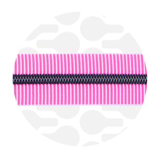 Zipper zoo Magenta Stripes | Nylon coil zipper