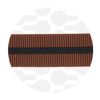 Zipper zoo Toffee Stripes | Nylon coil zipper