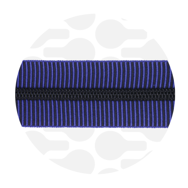 Blueberry Stripes | Nylon coil zipper | #5