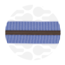 Azure Stripes | Nylon coil zipper | #5