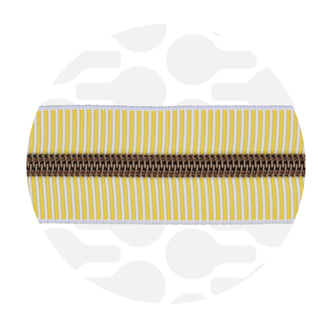 Sunny Stripes | Nylon coil zipper | #5