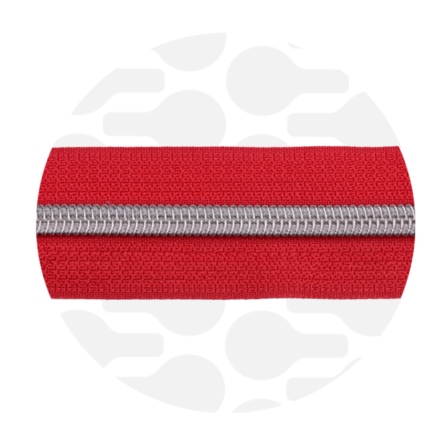 Red | Nylon coil zipper | #5