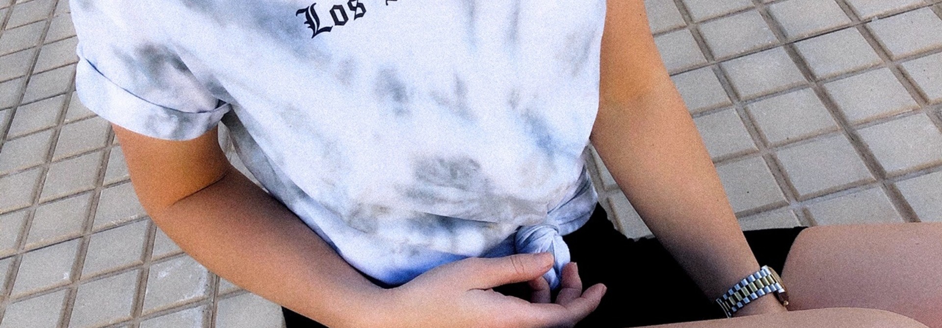 LOS ANGELES - TIE DYE FADED GREY