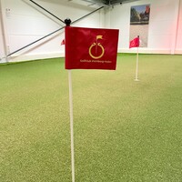 Standard Golf Flagstick plain Royaline, geel - Copy - Copy