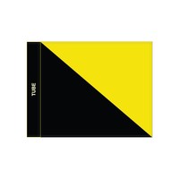 GolfFlags GF  semaphore, black - yellow