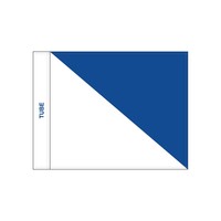 GolfFlags GF  semaphore, white - blue