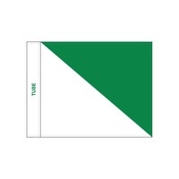 GolfFlags GF  semaphore, white - green