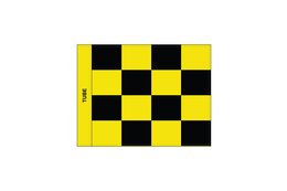 GF  checkered, black - yellow