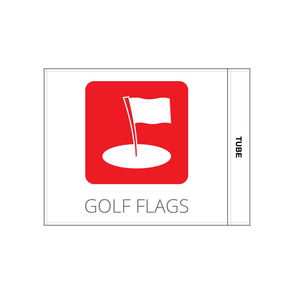 GolfFlags Golffahne, individuel bedruckt GolfFlags GbR