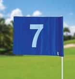 GolfFlags Golffahnen, nummeriert, blau