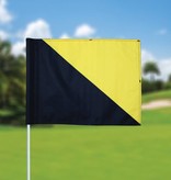GolfFlags Golf flag, semaphore, black - yellow