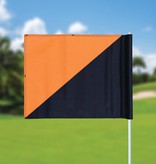 GolfFlags Golf flag, semaphore, black - orange