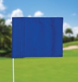 GolfFlags Putting green flag, plain, blue