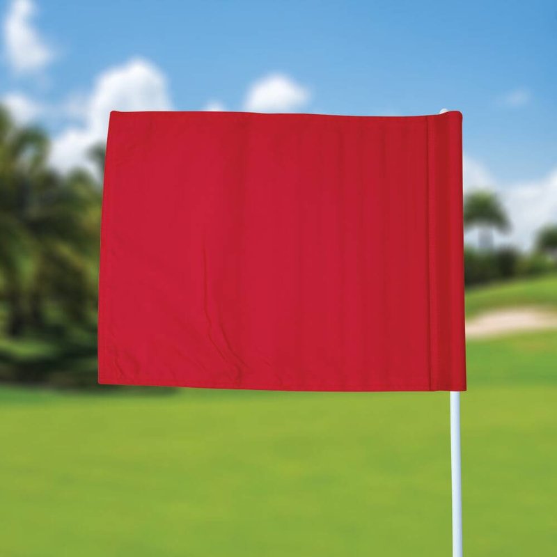 GolfFlags Golffahne, uni, rot
