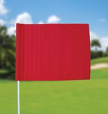 GolfFlags Golfvlag, effen, rood