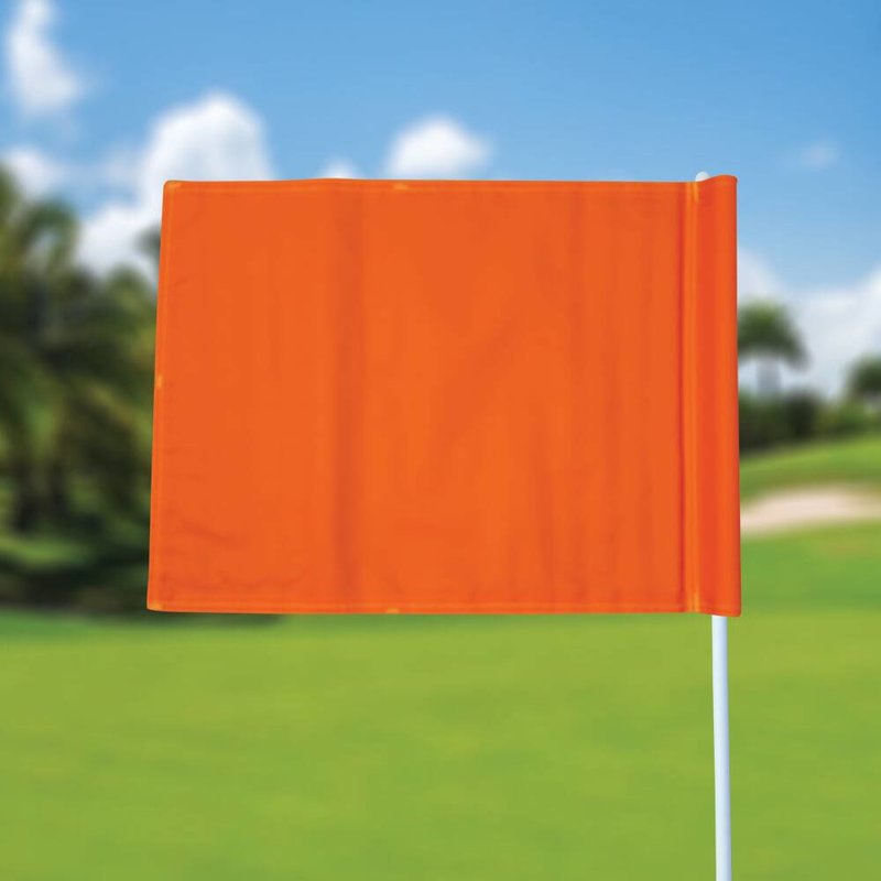 GolfFlags Golfvlag, effen, oranje