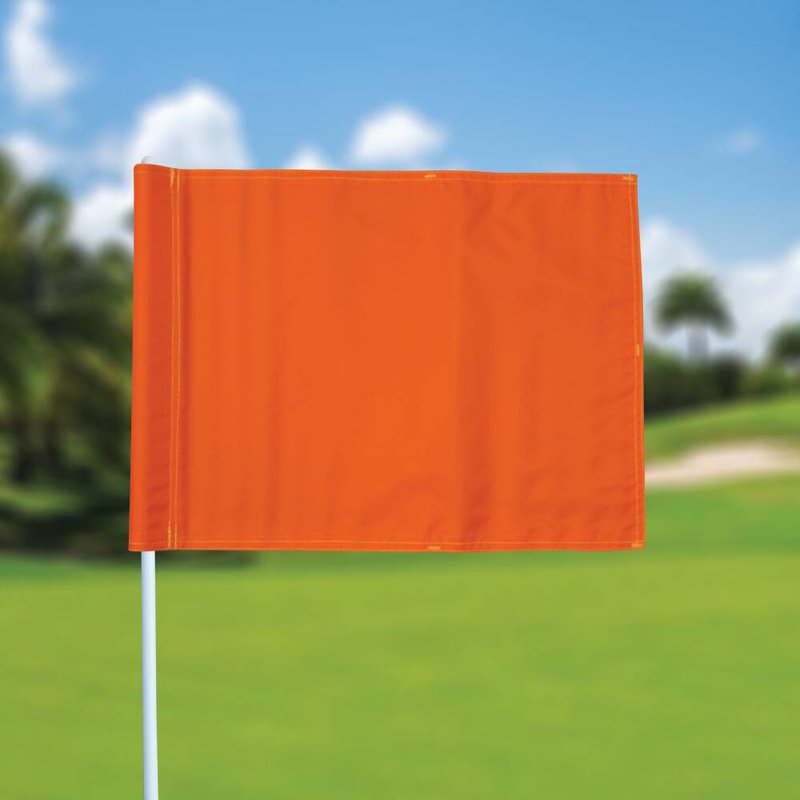 GolfFlags Golf flag, plain, orange