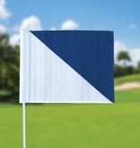 GolfFlags Golf flag, semaphore, white - blue