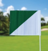 GolfFlags Golfvlag, semaphore, wit - groen