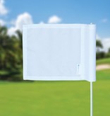 GolfFlags Putting green vlag, effen, wit