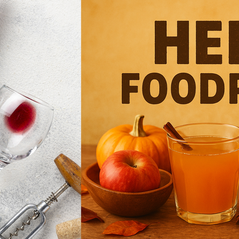 Herfst en comfortfood/wijn