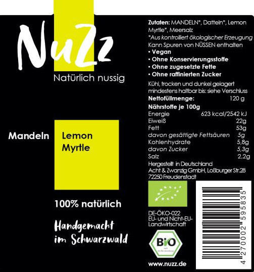 Mandel Lemon Myrtle