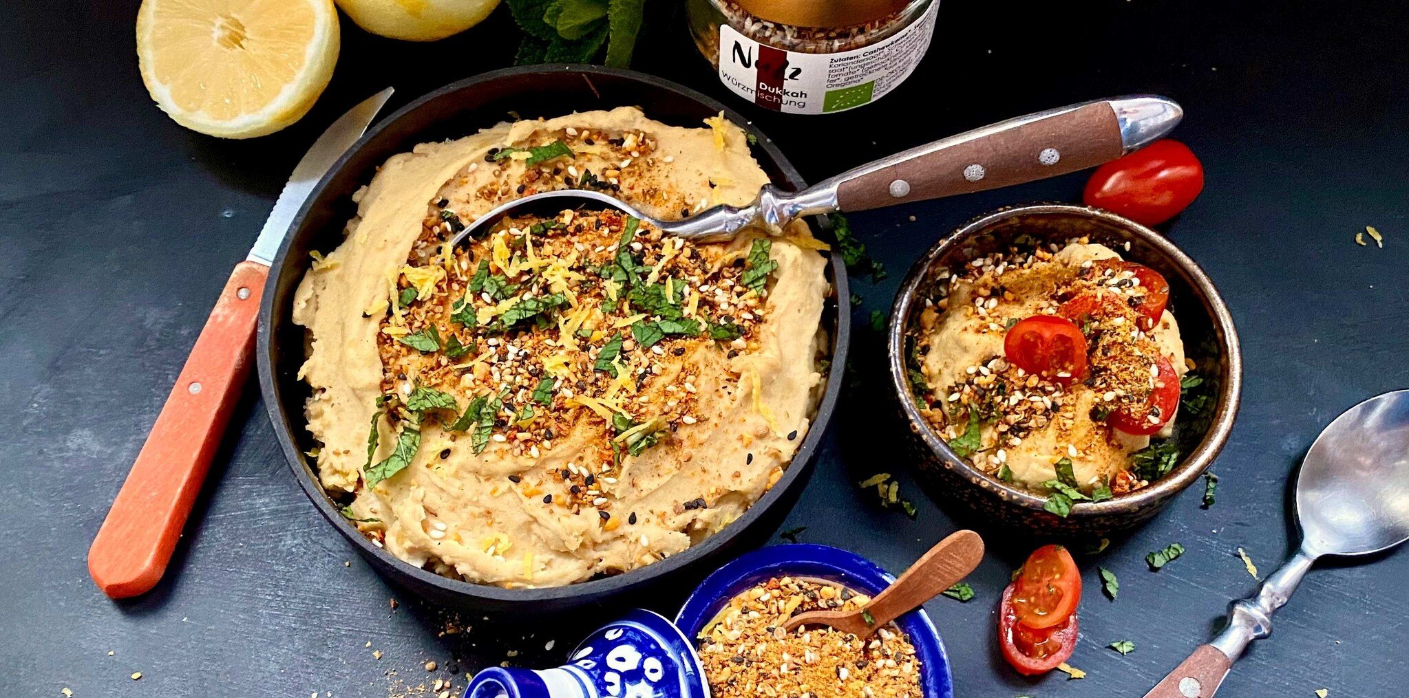 Hummus mit Dukkah