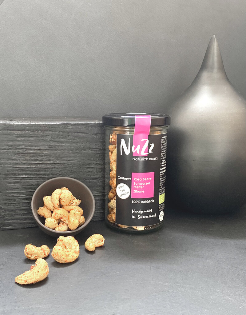 NuZz Bio-Cashews Rosa Beere - Schwarzer Pfeffer - Zitrone