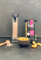 NuZz Bio Cashews Rosa Pfeffer und duftendes Blütensalz in Pink