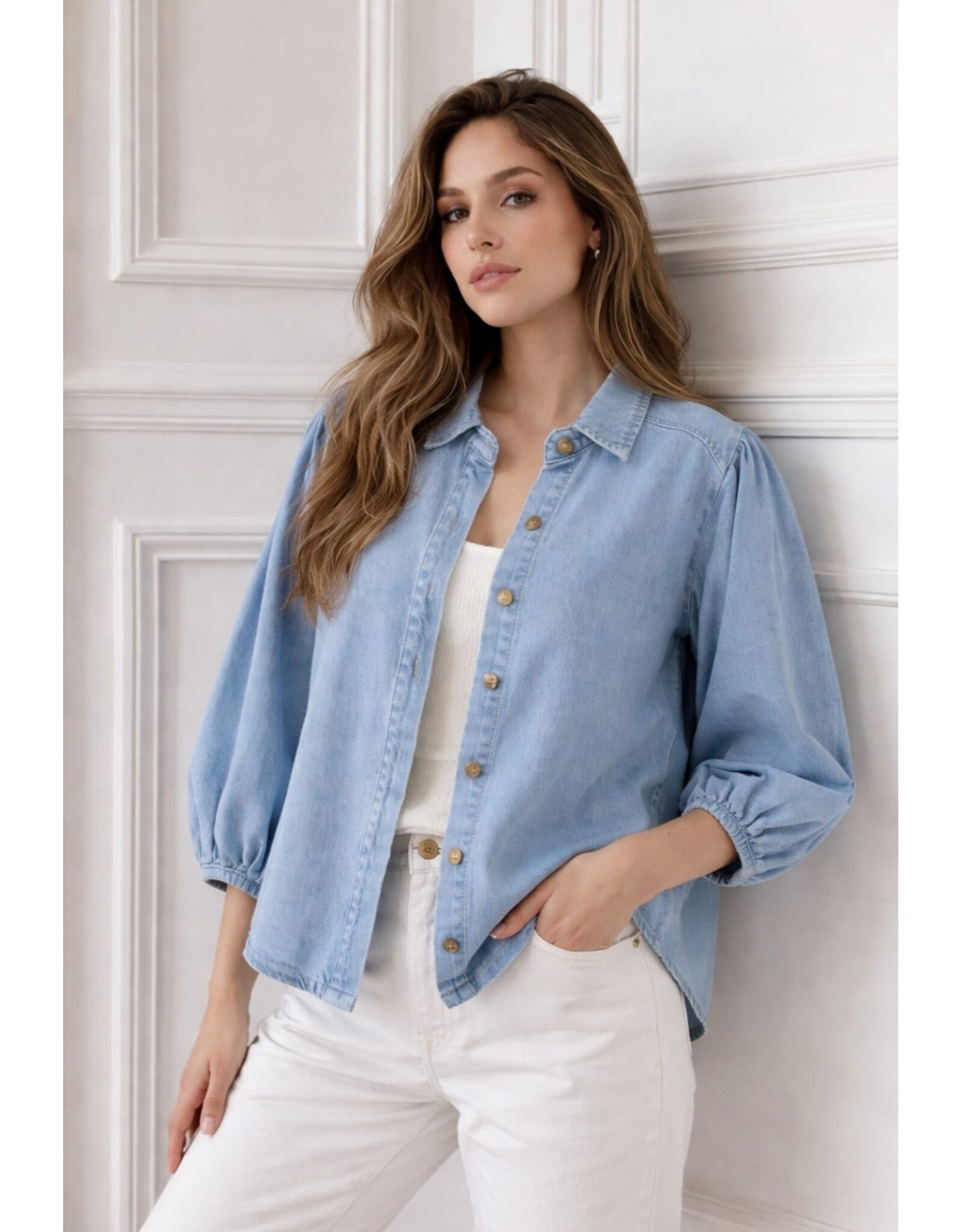 BY ELLE ET MOI JEANSHEMD