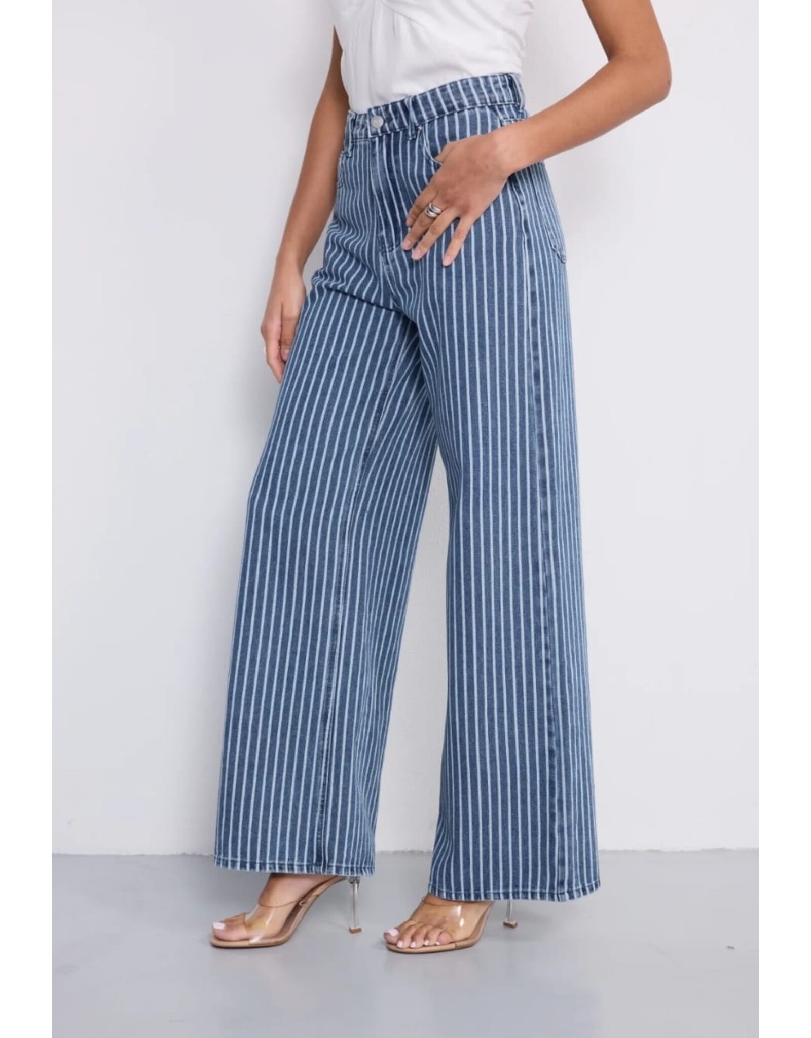 JEANS BY ELLE ET MOI JEANS STRIPE