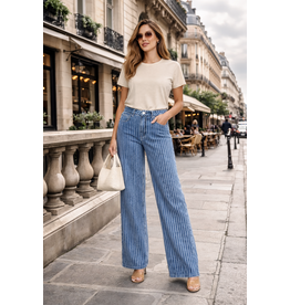 JEANS BY ELLE ET MOI JEANS STRIPE