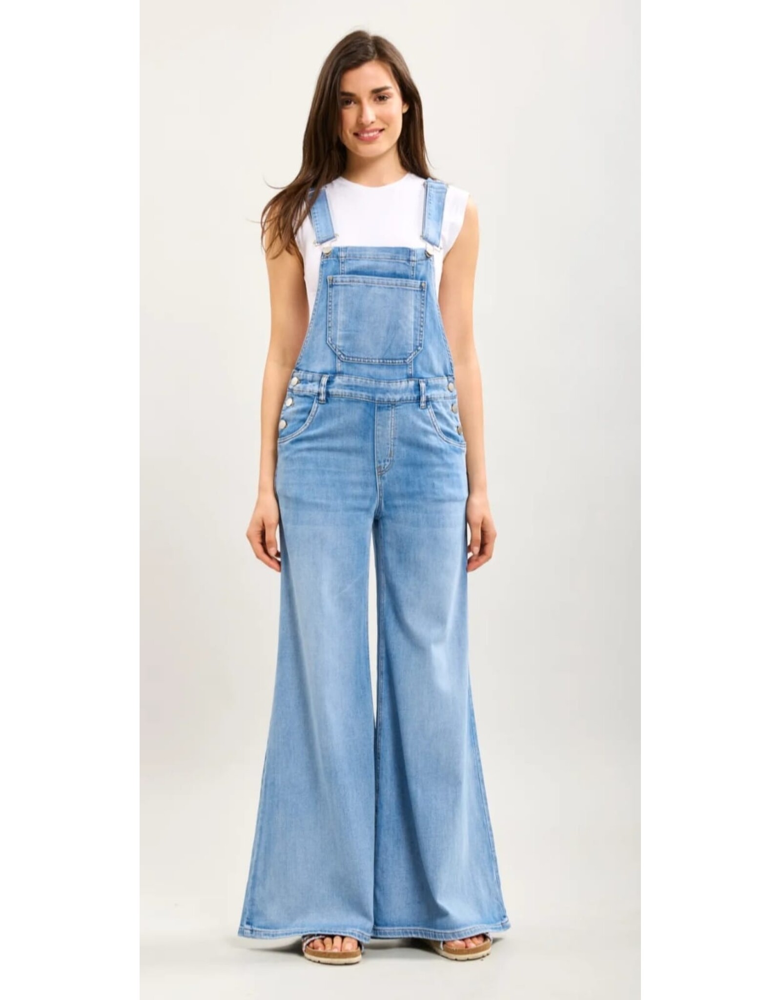 BY ELLE ET MOI JEANS SALOPETTE