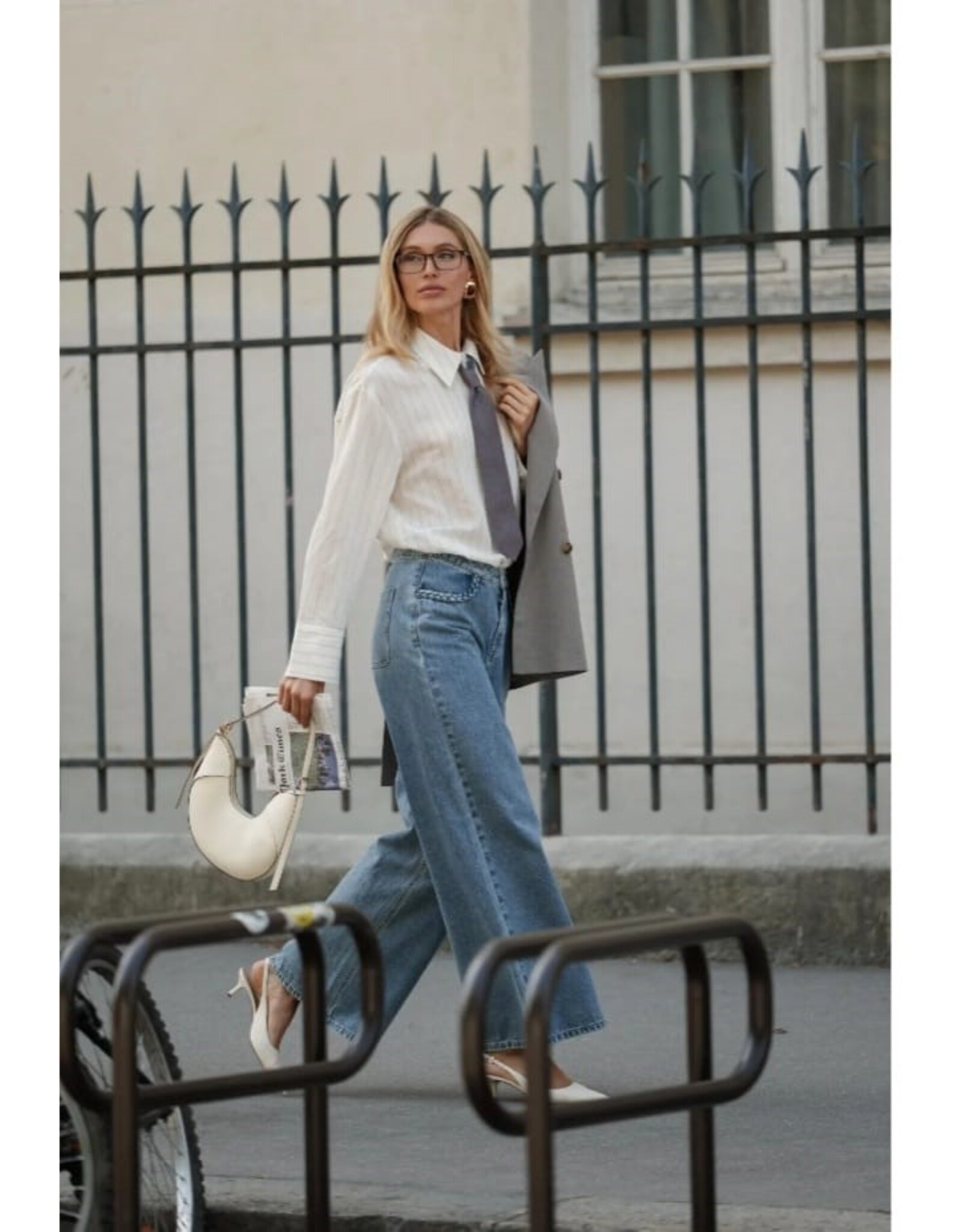 BY ELLE ET MOI JEANS DETAIL VLECHT