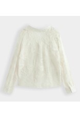 BY ELLE ET MOI BLOUSE CREME JAQUARD STRUCTUUR