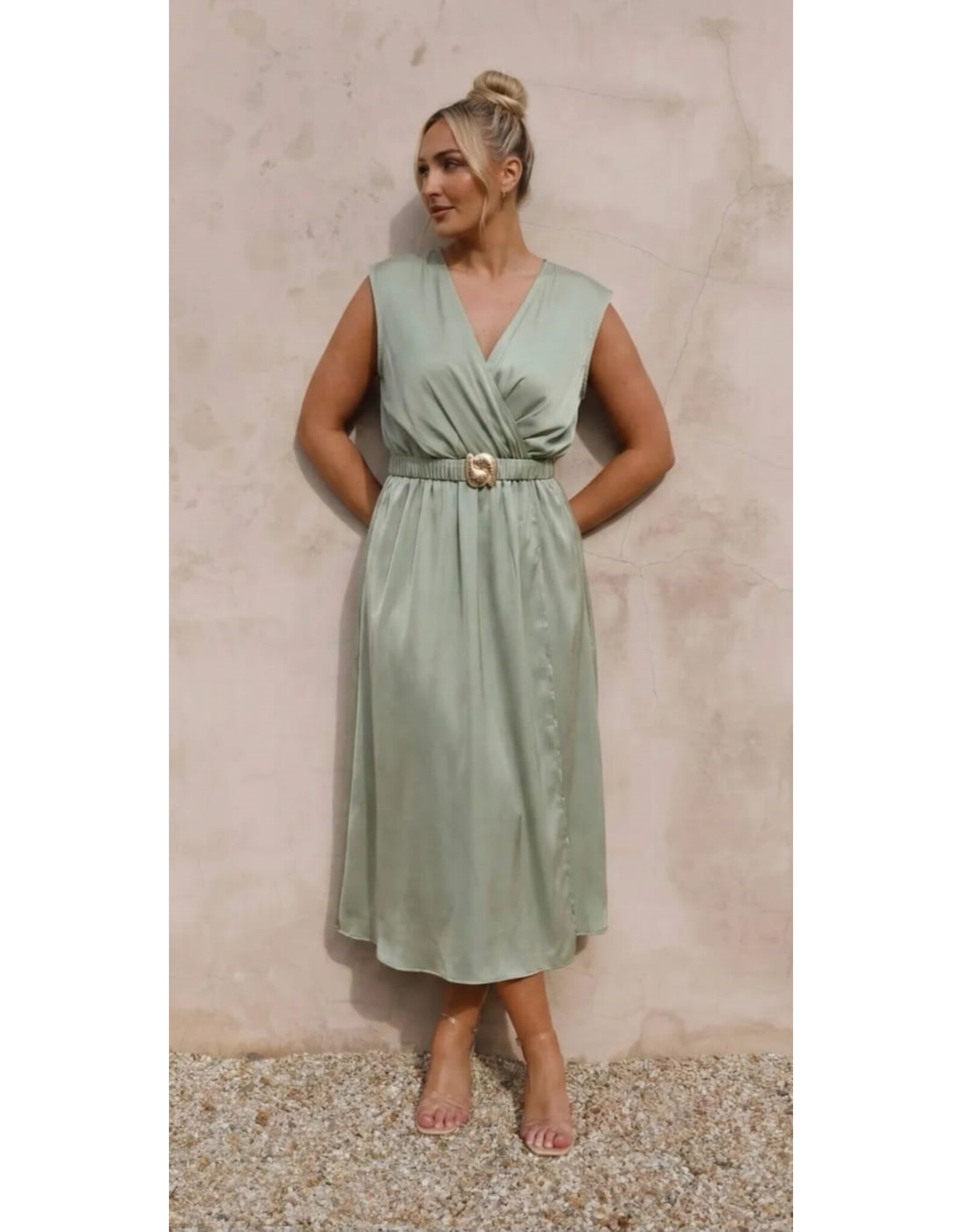 BY ELLE ET MOI KLEED LANG SALIEGROEN