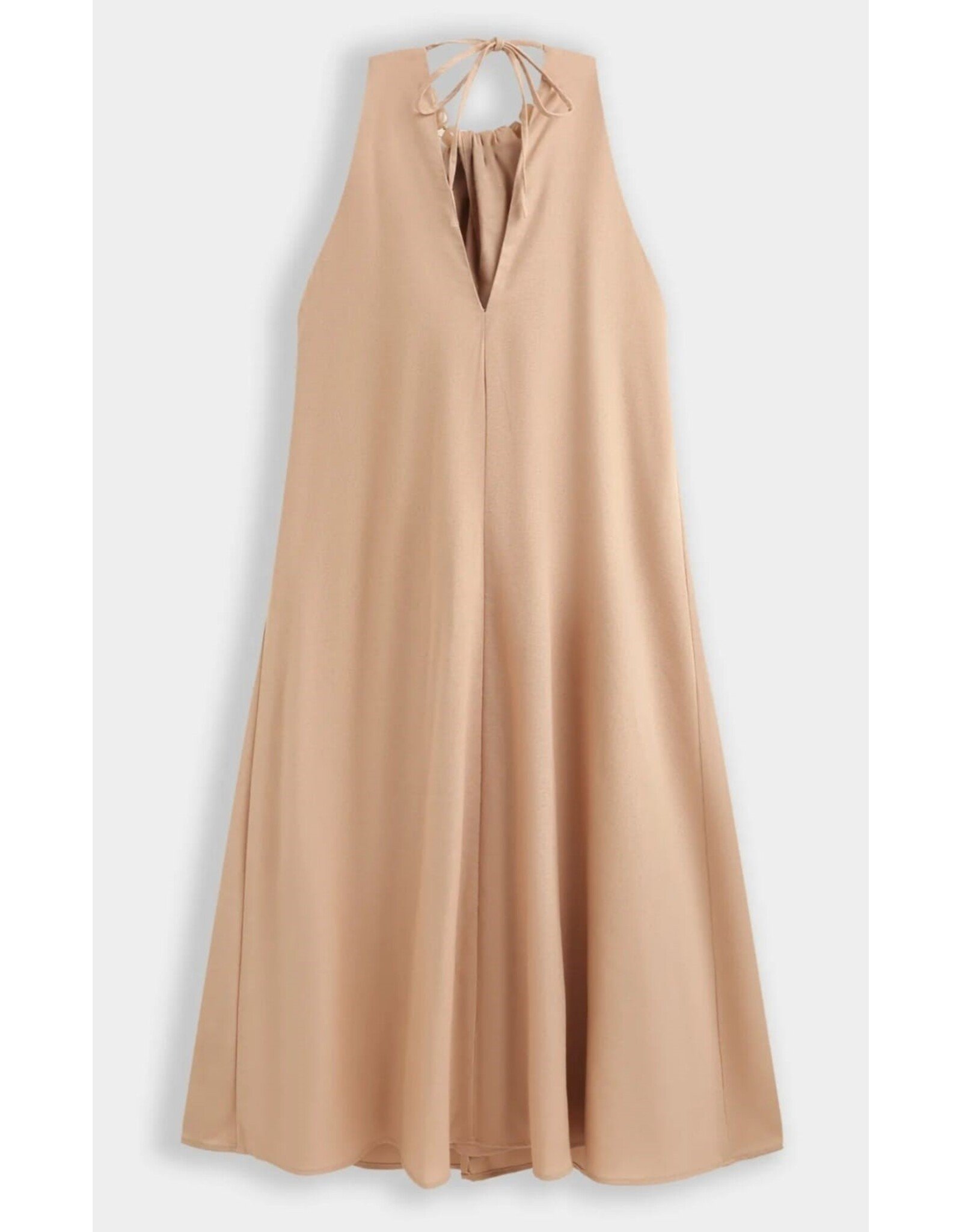 BY ELLE ET MOI KLEED LANG ZANDKLEUR