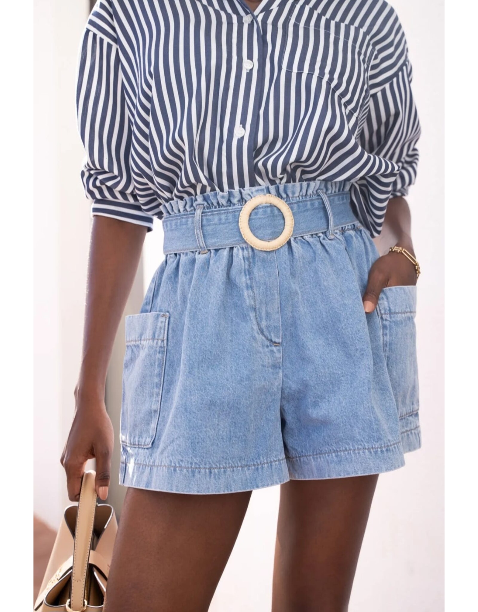 BY ELLE ET MOI JEANSSHORT