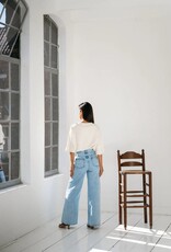 BY ELLE ET MOI JEANS MET GEBOGEN DETAILRAND