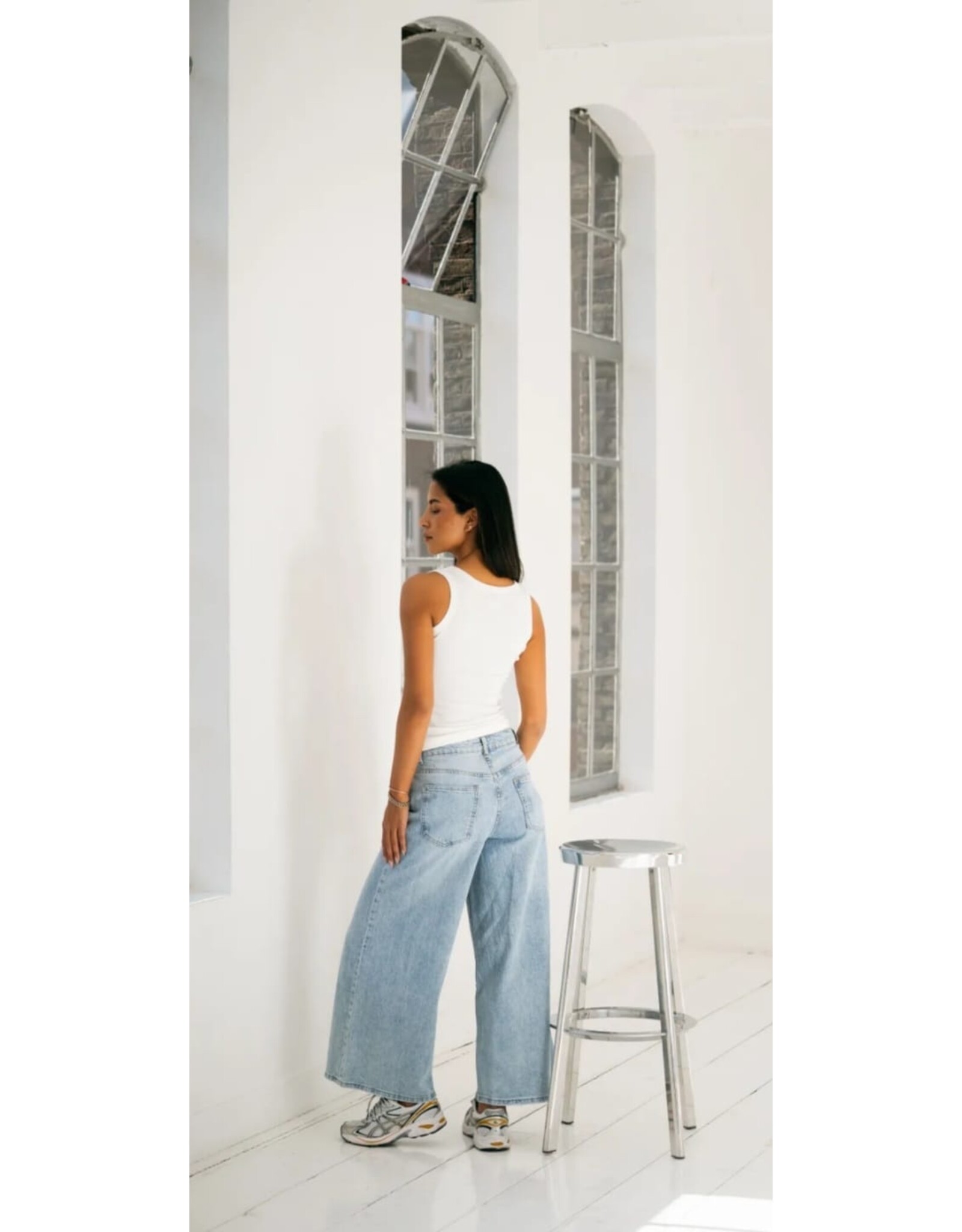 BY ELLE ET MOI JEANS  HOGE TAILLE