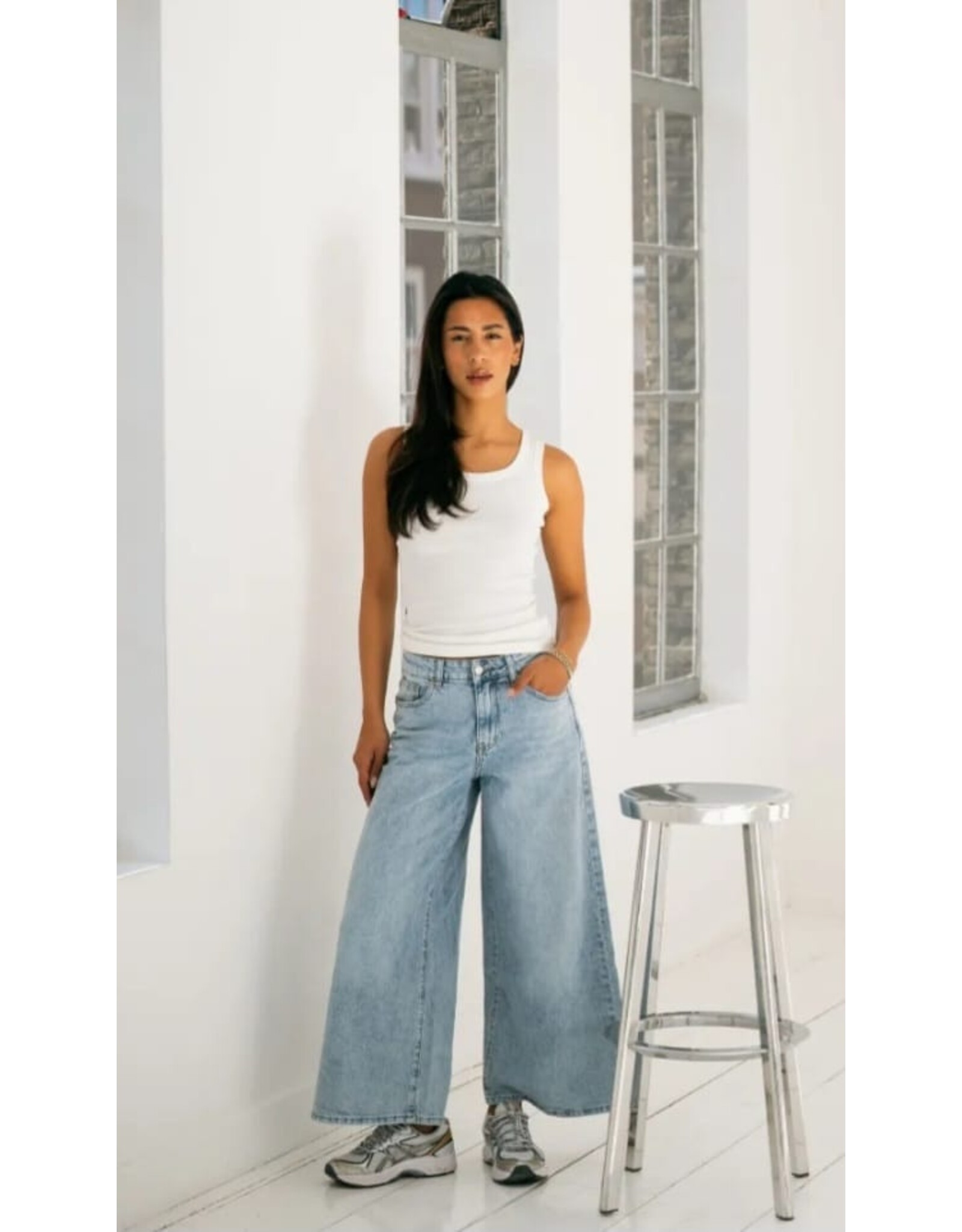 BY ELLE ET MOI JEANS  HOGE TAILLE