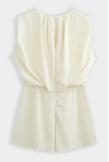 BY ELLE ET MOI CREME PLAYSUIT
