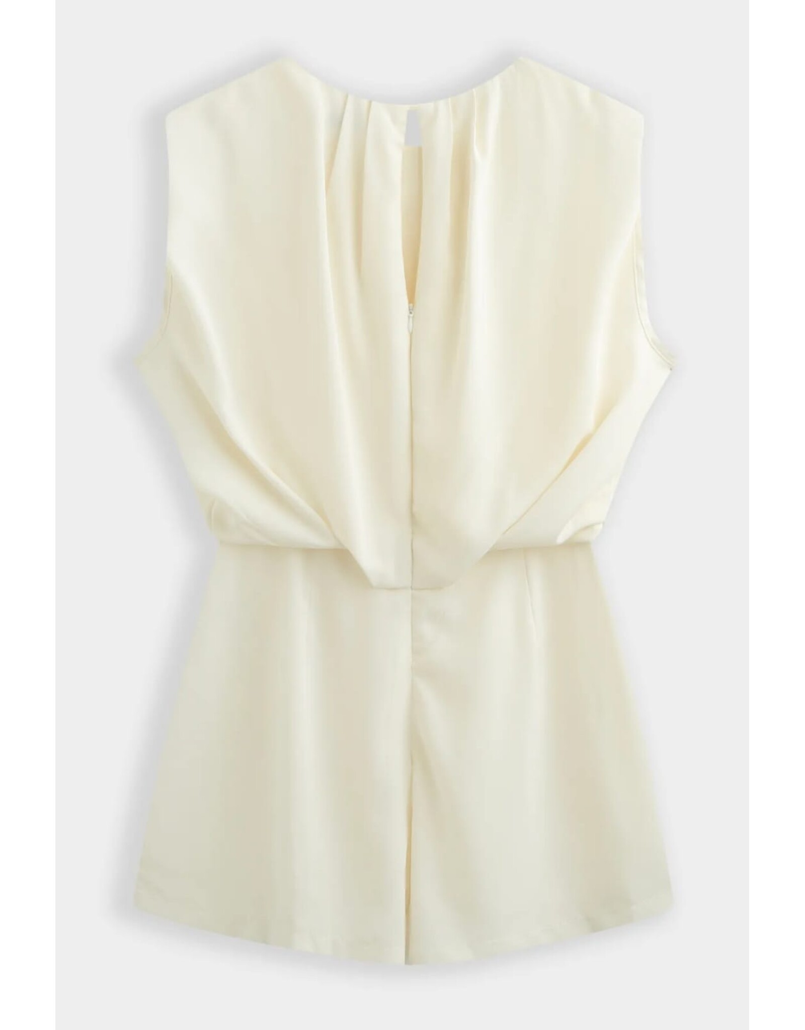 BY ELLE ET MOI CREME PLAYSUIT