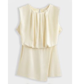 BY ELLE ET MOI CREME PLAYSUIT