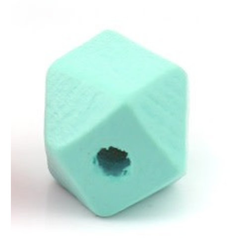 Huismerk Houten Facetkralen gekleurd 20mm