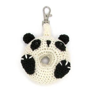 Hardicraft Hardicraft Haakpakket Donut Panda sleutelhanger Hardicraft Haakpakket Donut Panda sleutelhanger