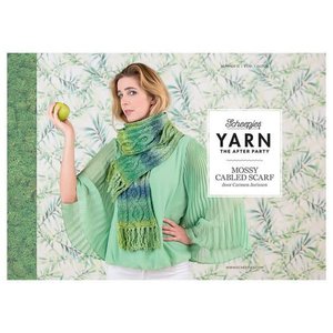 YARN the After Party NO. 12 Mossy Cabled Scarf