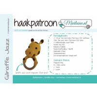 Haakpatroon Giraffe Jazz Rammelaar Boekje Marlaine Haakpatroon Giraffe Jazz Rammelaar Boekje
