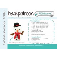 Marlaine Patroonboekje Sneeuwpop Milo