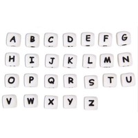 Letterkraal siliconen 12mm 3st.